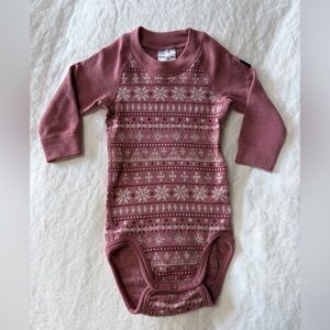 Polarn O Pyret Merino Wool Bodysuit size 2-6m